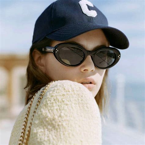 Kaia Gerber Wearing Celine 'CL40193I' Sunglasses 